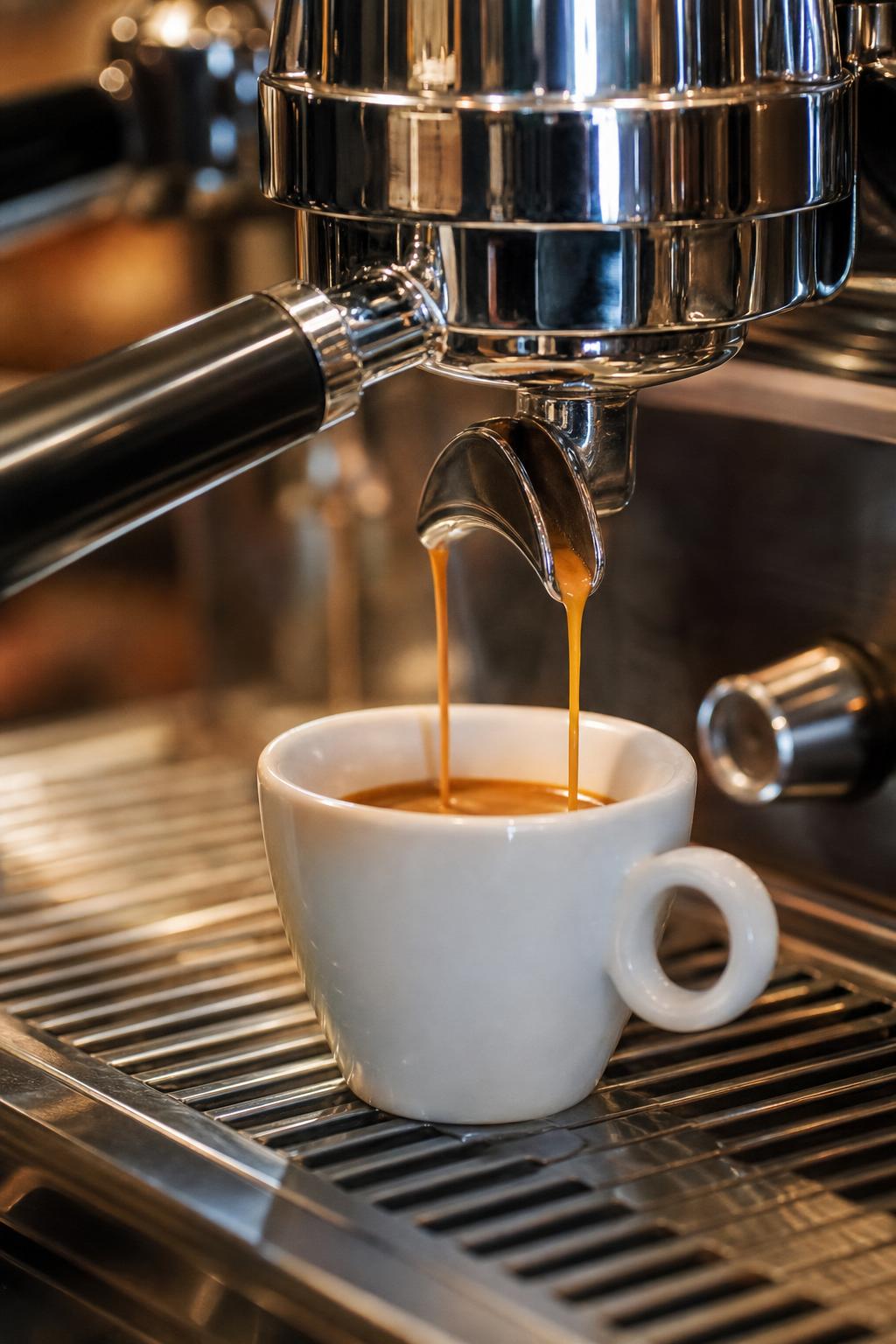 Barista bei der Arbeit
